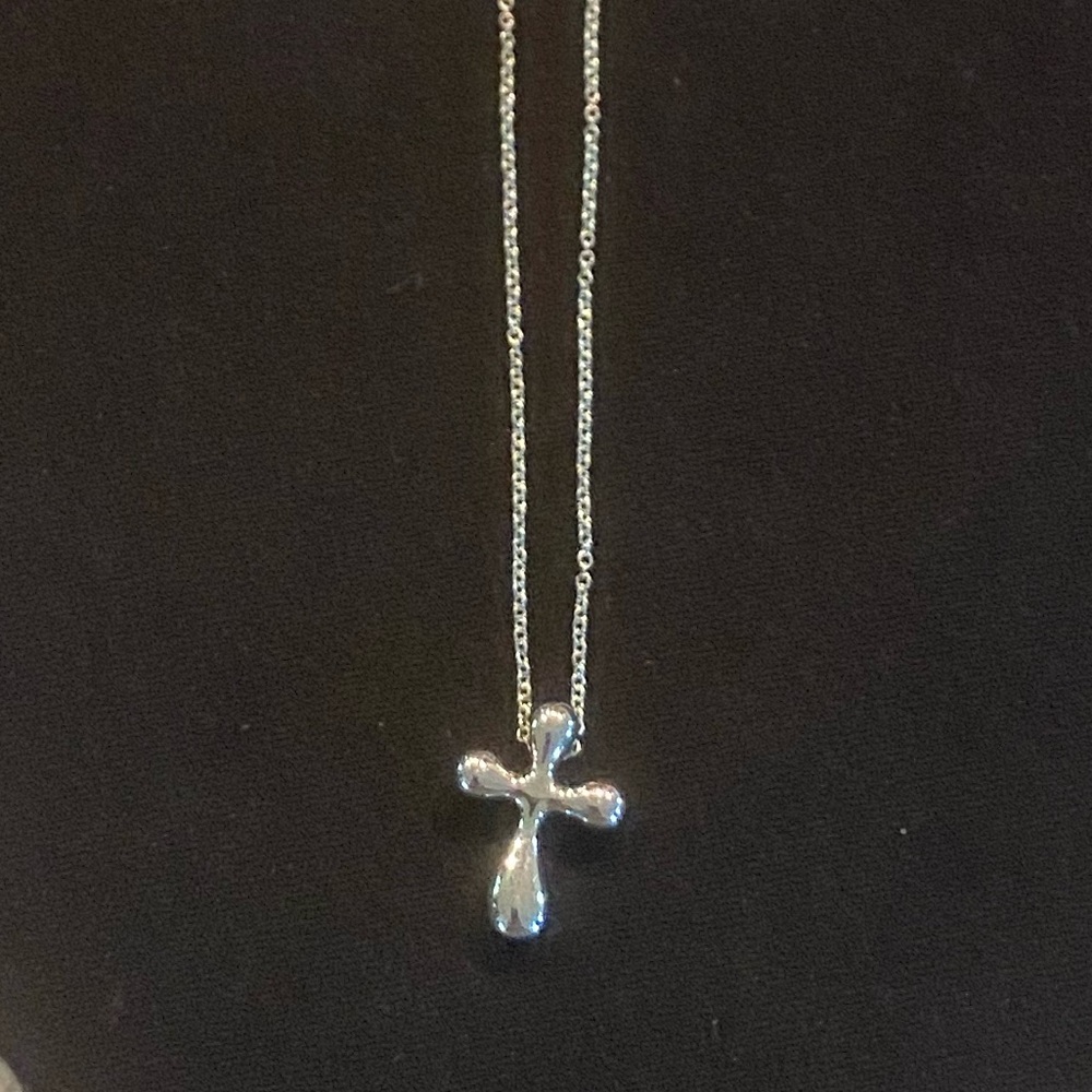 Tiffany cross necklace
